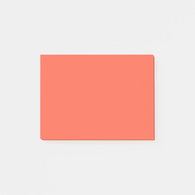 Tomato Red Solid Color Post-it Notes (Front)