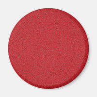 Tomato Red Speckled Round Fridge Magnet (Custom)