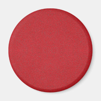 Tomato Red Speckled Round Fridge Magnet (Custom)
