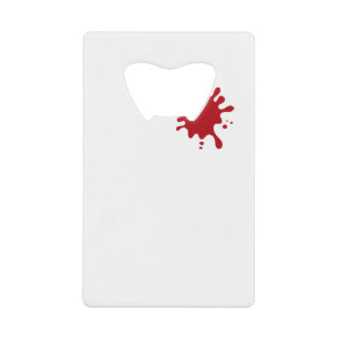 Tomato Red Splash Card Bottle Opener – Customize