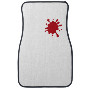 Tomato Red Splash Custom Car Mats
