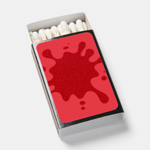 Tomato Red Splash Custom Matchboxes