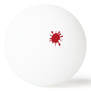 Tomato Red Splash Ping-Pong Ball – Customizable