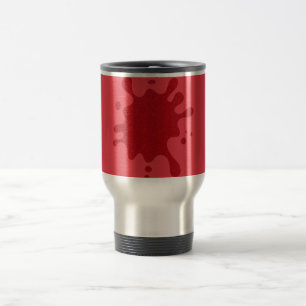 Tomato-Red Splash Travel Mug – Custom Bulk Ready