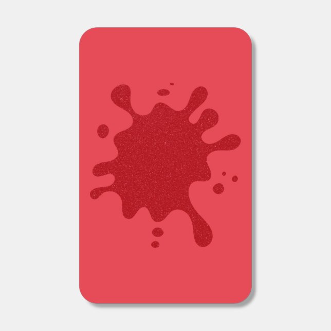 Tomato Red Splatter Custom Matchboxes (Front)