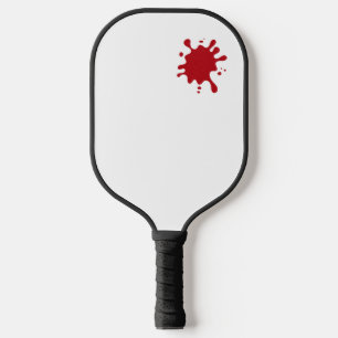 Tomato Red Splatter Pickleball Paddle – Customize