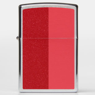 Tomato Red Split Custom Zippo® Lighter
