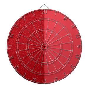 Tomato Red Split Dartboard – Customizable