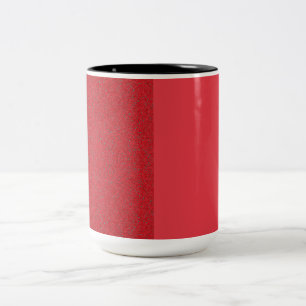 Tomato Red Split Speckle Ceramic Mug – Customize