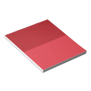 Tomato Red Textured Top Notepad – Customizable