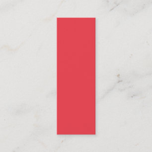 Tomato Red Vertical Business Card – Customizable