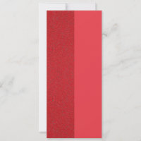Tomato Red Vertical Invite – Split Texture Design