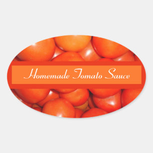 Tomato Sauce/Diced Canning Label