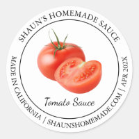 Tomato Sauce Modern label