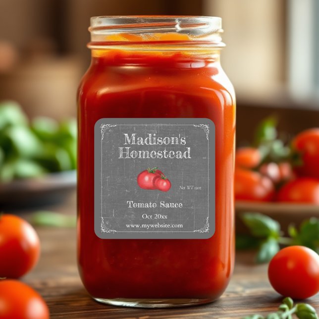 Tomato Sauce | Square Sticker (Creator Uploaded)