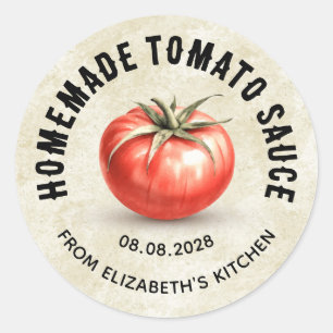 Tomato Sauce vintage canning label