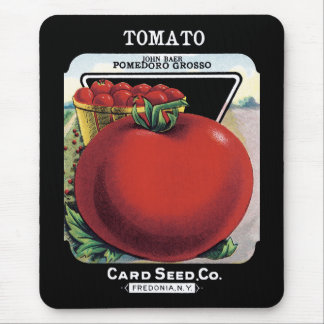 Tomato Seed Packet Label Mouse Pad