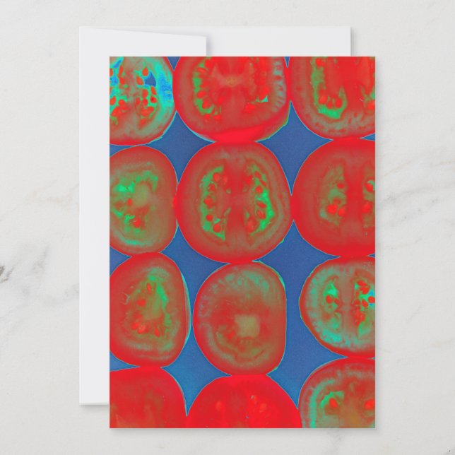 Tomato slices card (Front)