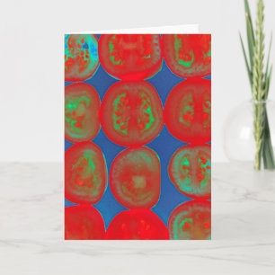 Tomato slices card
