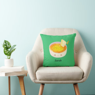 Tomato Soup And Grilled Cheese Sandwich Throw Pillow