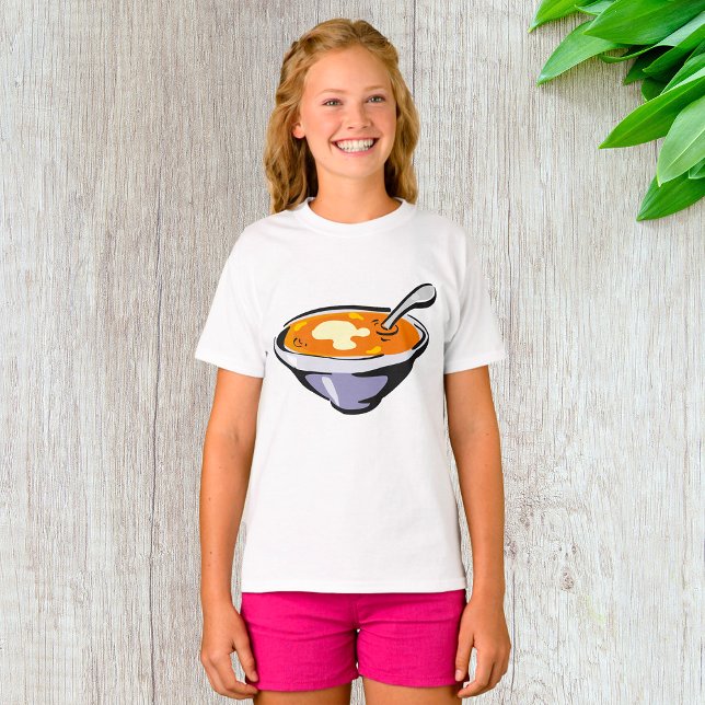 Tomato Soup Bowl with Spoon T-Shirt (Creator Uploaded)