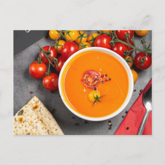 Tomato soup postcard