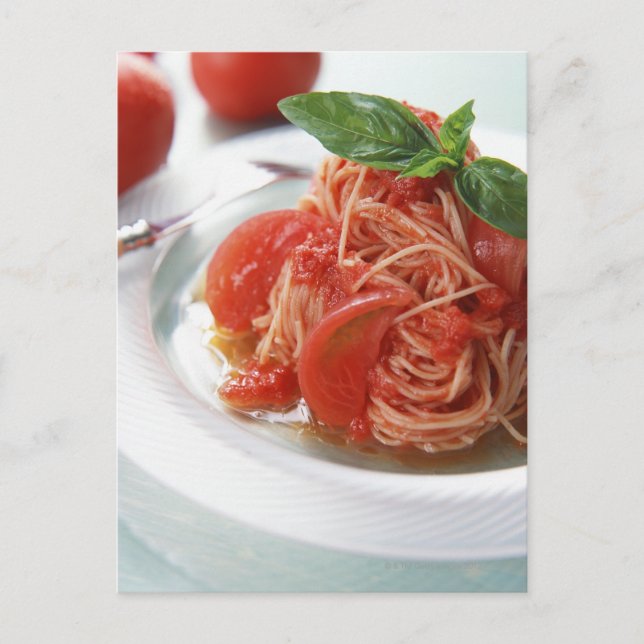 Tomato Spaghetti Postcard (Front)