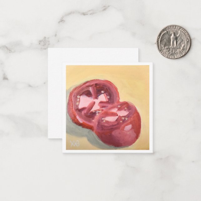 Tomato Study Note Card (Front/Back In Situ)