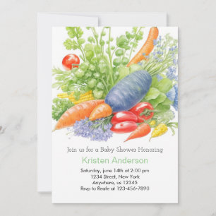 Tomato Tango Baby Shower Invitation