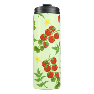 Tomato Tango: Vintage Vegetable Print Thermal Tumbler