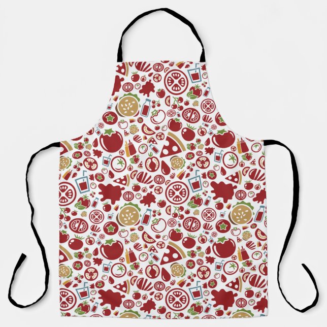 Tomato-Themed Culinary Apron (Front)