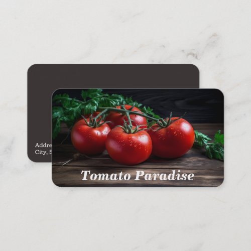 Tomato  Tomatoes Business Card
