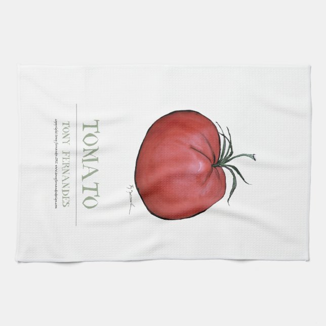 tomato, tony fernandes towel (Horizontal)