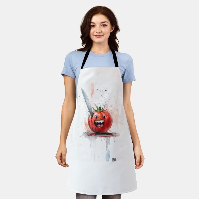 Tomato Trauma Apron  (Worn)