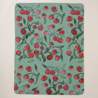 Tomato Vine Sherpa Blanket