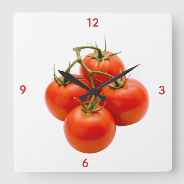 Tomato Wall Clock (Front)