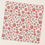 Tomato Watercolor Scarf<br><div class="desc">Fun watercolor tomatoes on the vine for foodies,  cooks,  chefs,  gardeners and grocers.  Fresh and summery to brighten up your day.  Original art by Nic Squirrell.</div>