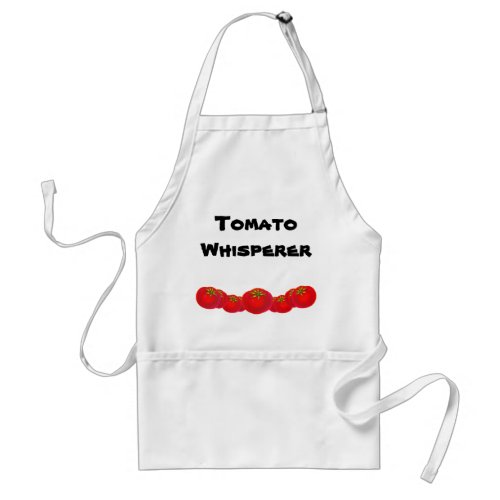 Tomato Whisperer Custom Gardener Slogan Apron