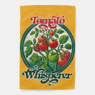 Tomato Whisperer Farming Gardener Art Garden Flag