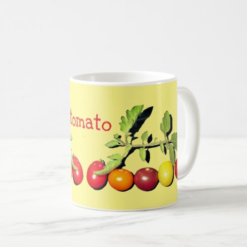 Tomato Yellow Red Orange Unique Garden Photo Coffee Mug