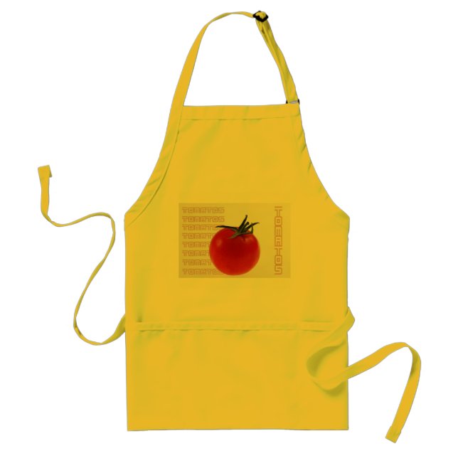 tomatoes adult apron (Front)