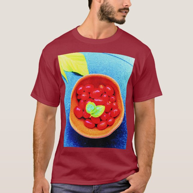 "Tomatoes Ball" Cute Photo. Buy Now T-Shirt (Front)