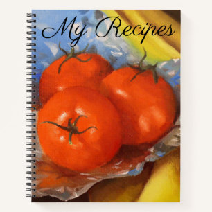 Tomatoes Blank Recipe Notebook