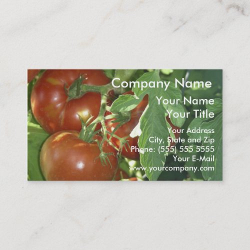 Tomatoes business card