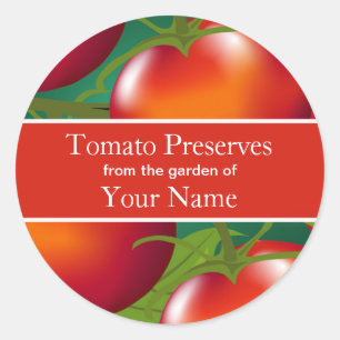 Tomatoes Canning Sticker