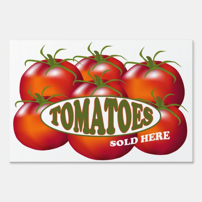 Tomatoes Farm Stand Lg Yard Sign (Front)