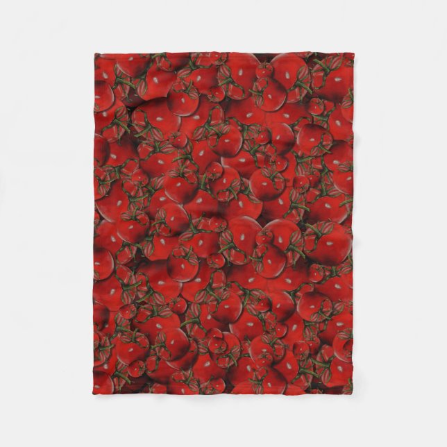Tomatoes Fleece Blanket (Front)