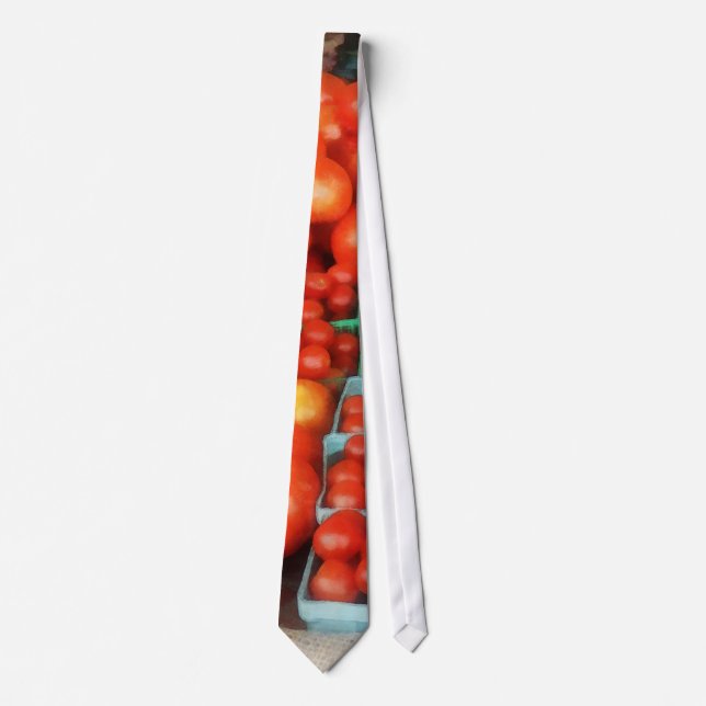 Tomatoes For Sale Neck Tie (Front)