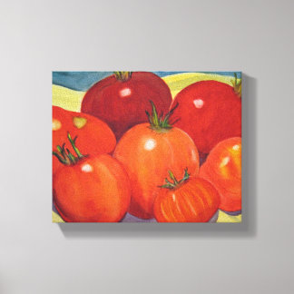 Tomatoes From My Garden Canvas Print