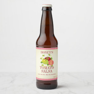 Tomatoes Fruit Vegetable Vintage Beer Bottle Label
